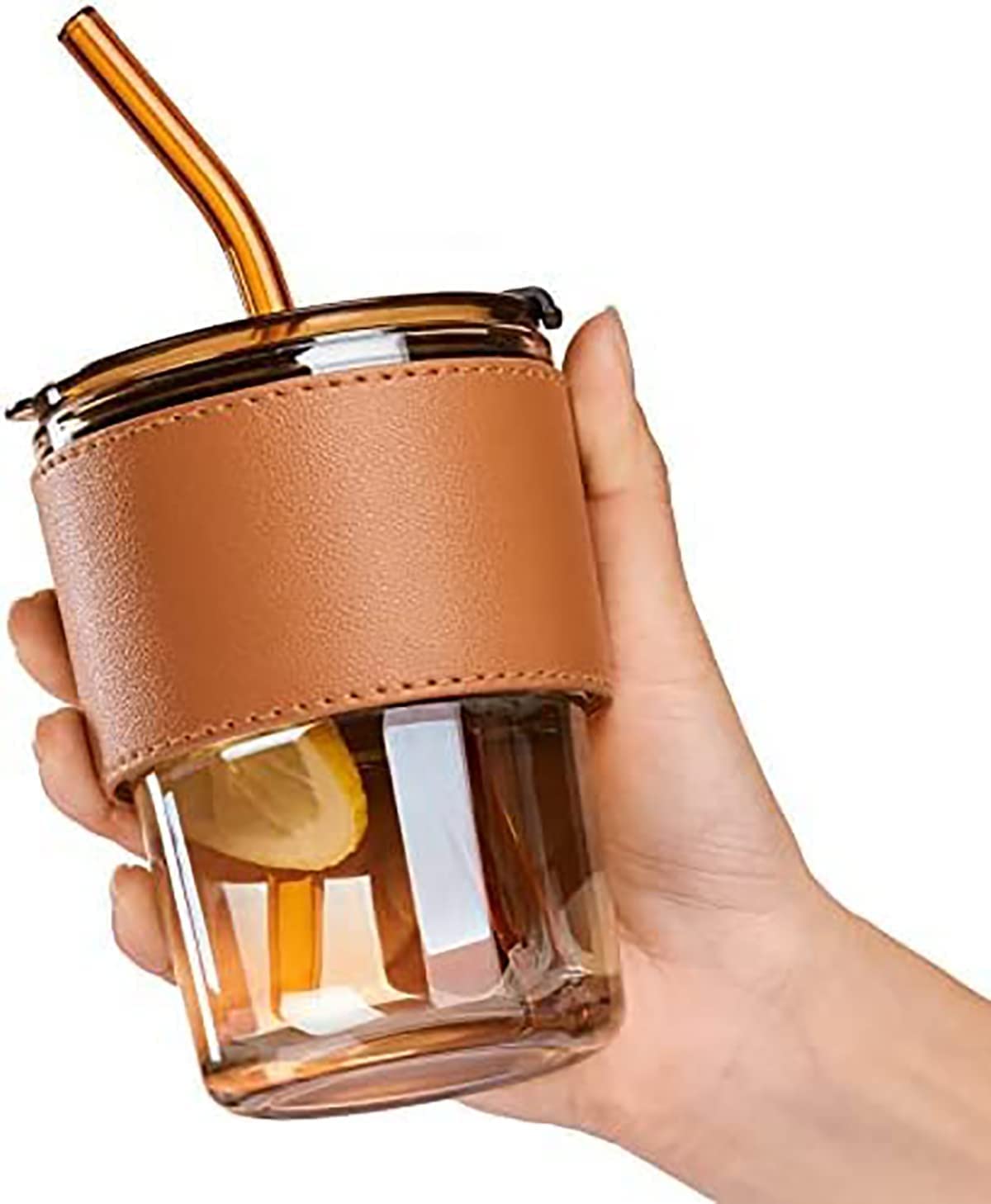 VenoBee™ Glass Tumbler with Straw